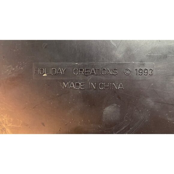 Holiday Creations 1993 Musical Light Up Candle Santa Decoration Works - Picture 8 of 8